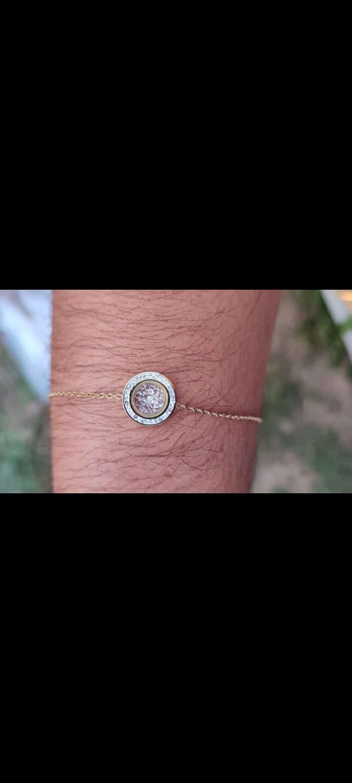 Bracelet cercle inséré de diam's Bracelet cercle inséré de diam's