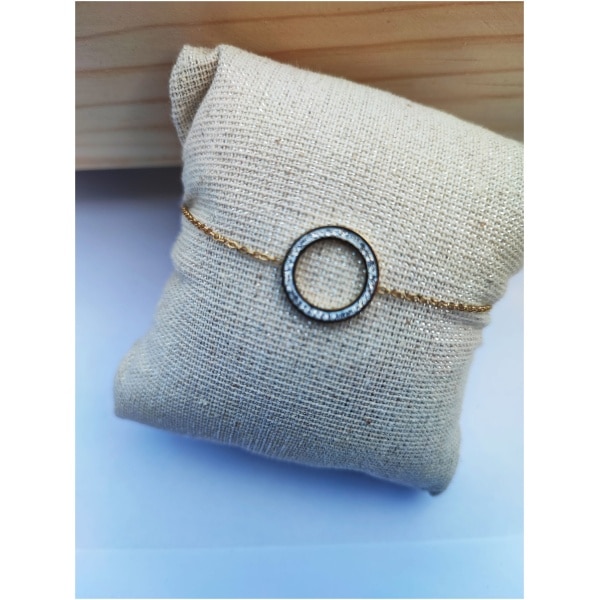 Bracelet "Cercle de diamant"