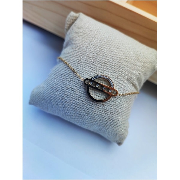 Bracelet "Cercle 4 diamants"
