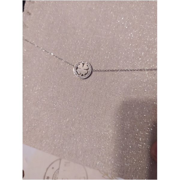 Bracelet "Cercle de trèfle"