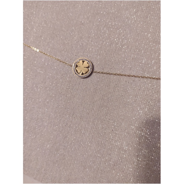 Bracelet "Cercle de trèfle"