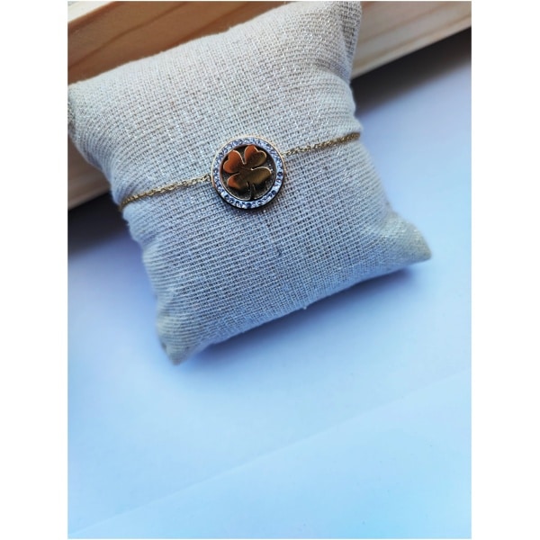 Bracelet "Cercle de trèfle"
