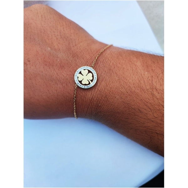 Bracelet "Cercle de trèfle"