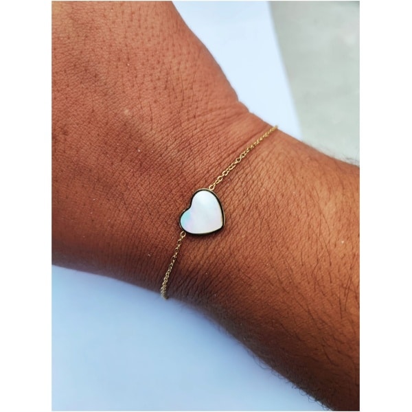 Bracelet "Coeur de nacre"