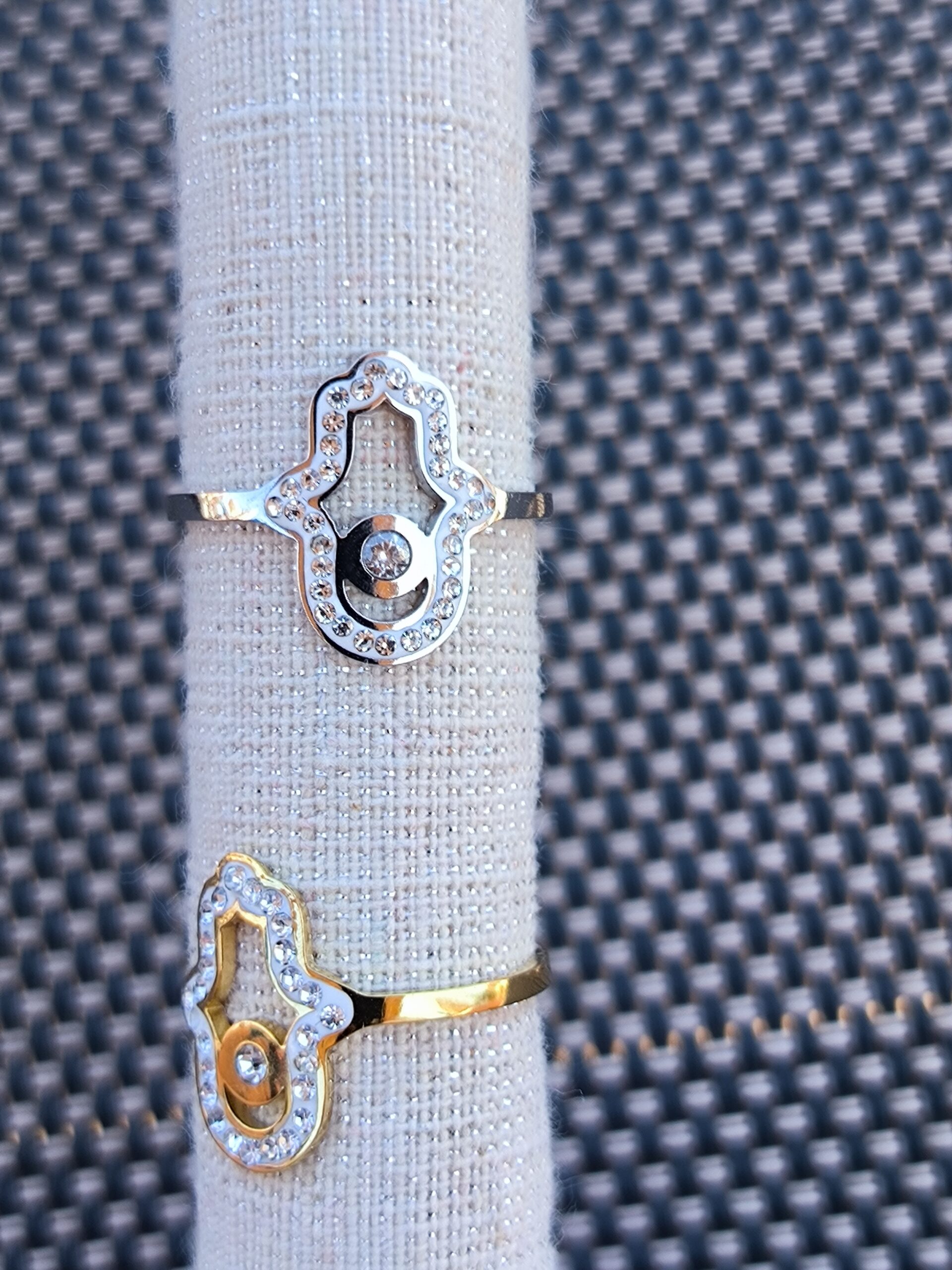 Bague main diam's Bague main diam's