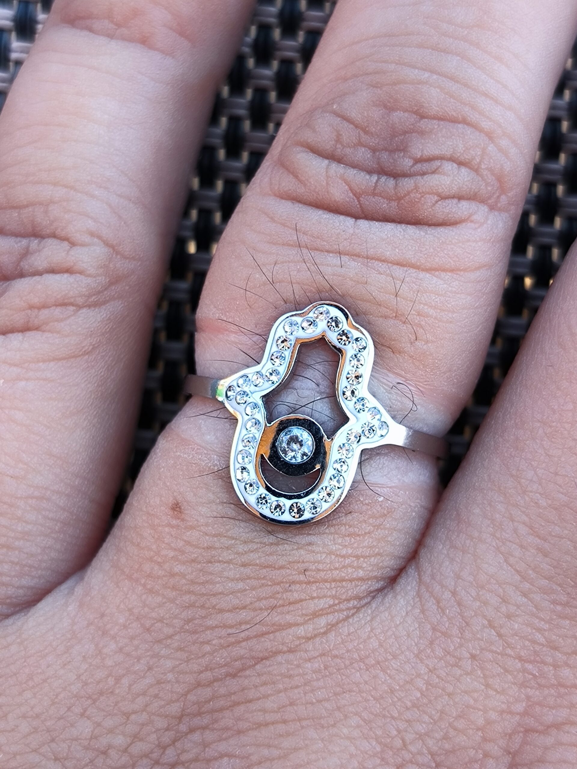 Bague main diam's Bague main diam's