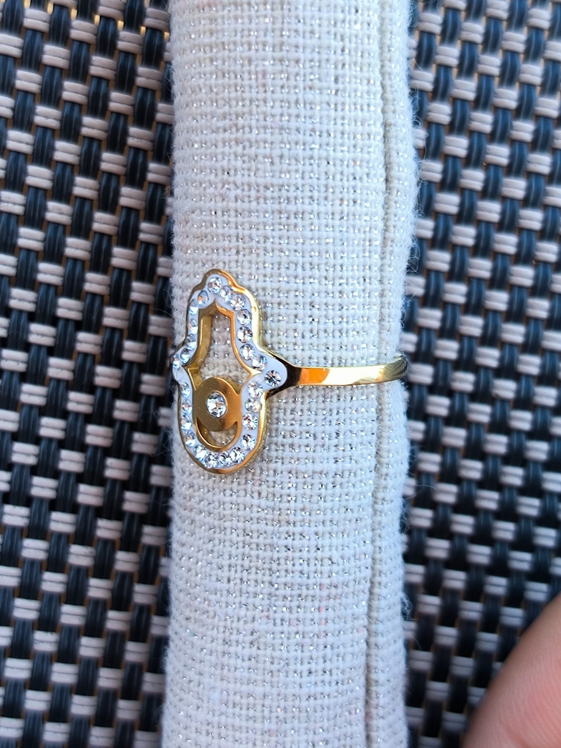 Bague main diam's Bague main diam's