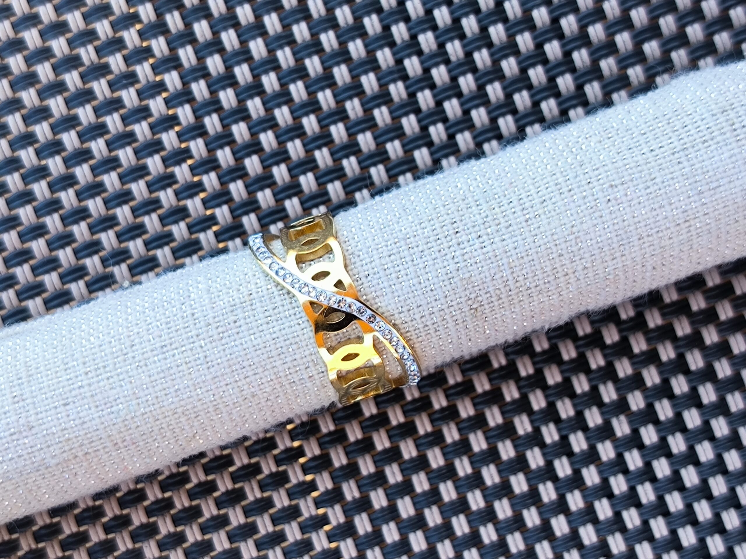 Bague petit maillon diam's Bague petit maillon diam's