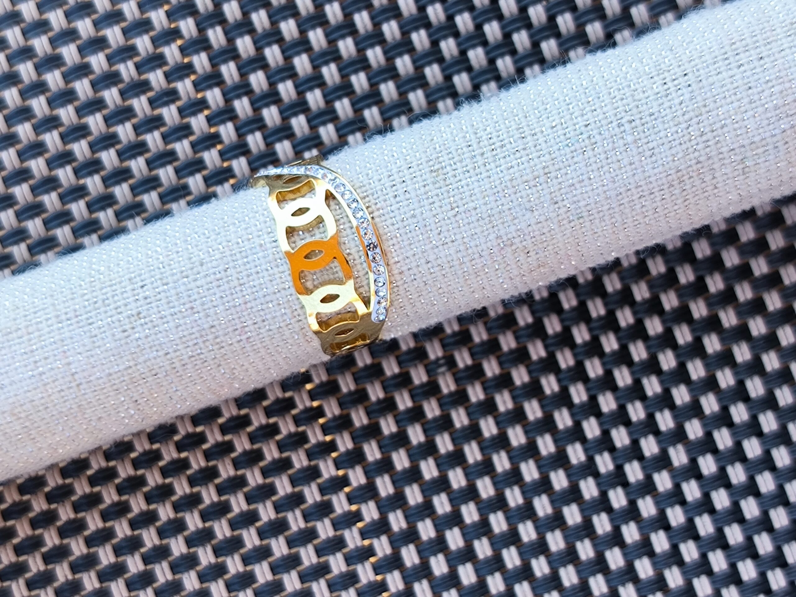 Bague petit maillon diam's Bague petit maillon diam's