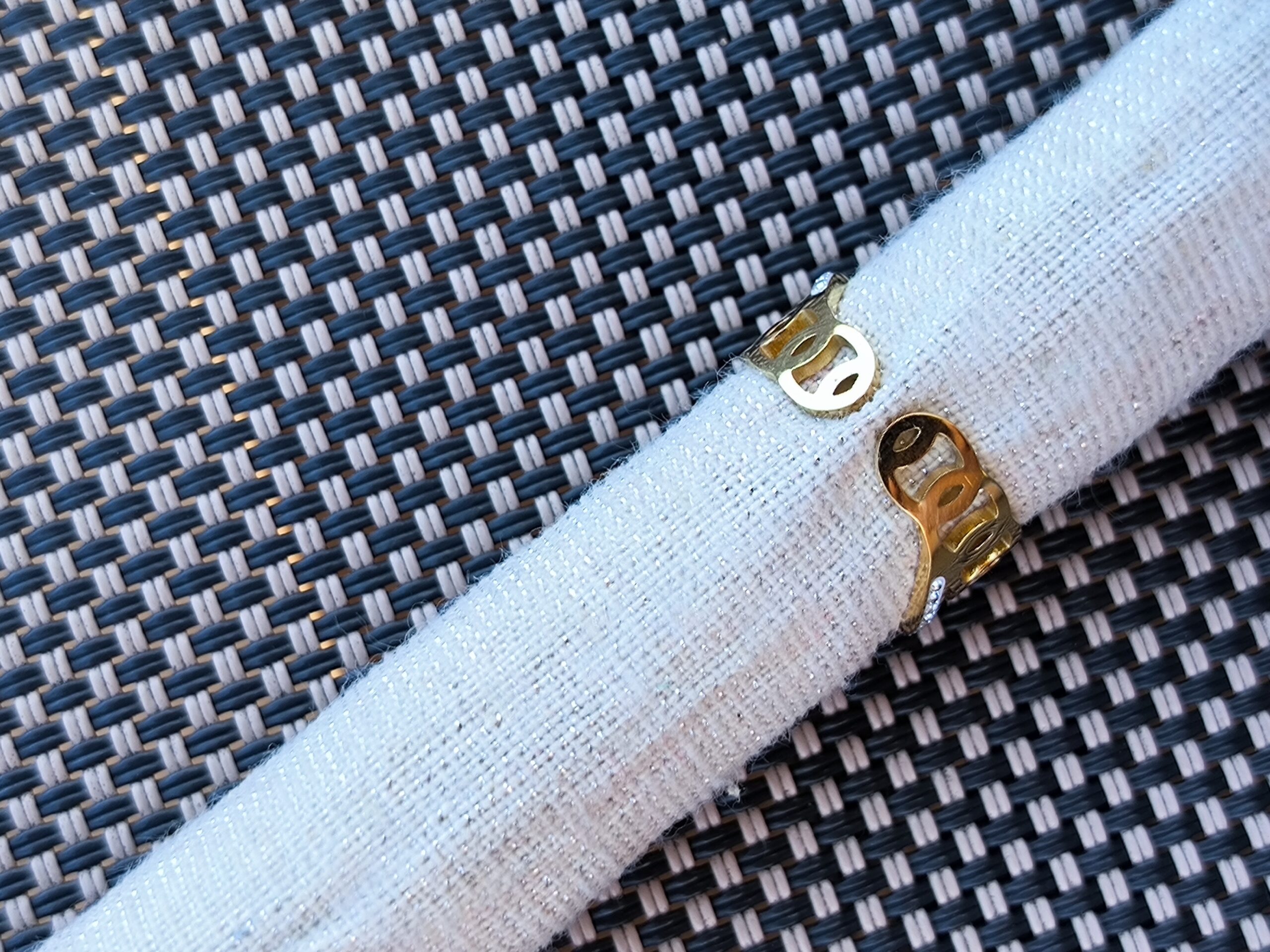 Bague petit maillon diam's Bague petit maillon diam's