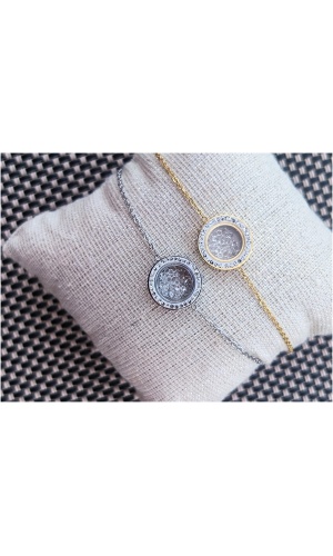 Bracelet cercle inséré de diam's