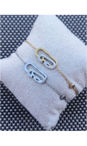 Bracelet "double trombone"
