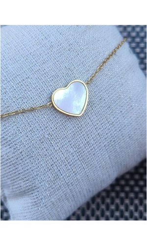 Bracelet "Coeur de nacre"