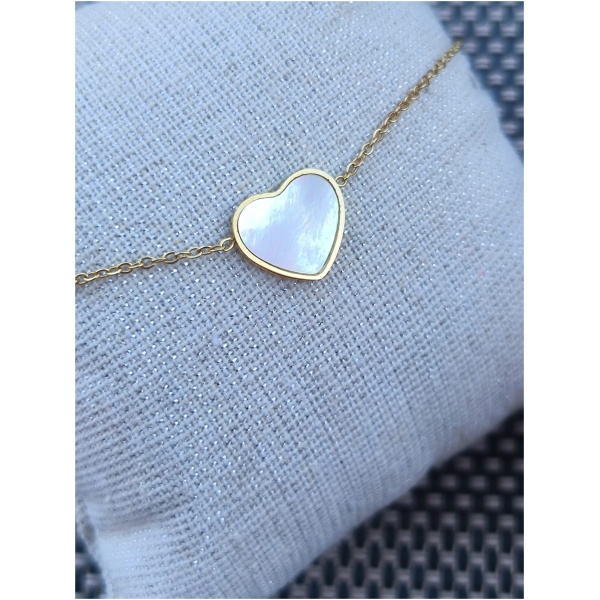 Bracelet "Coeur de nacre"