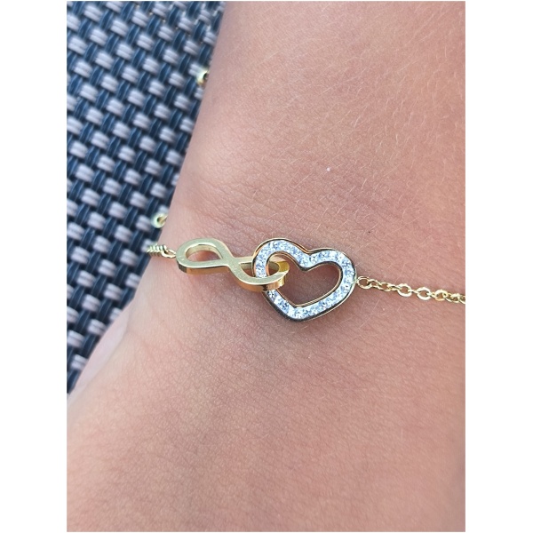 Bracelet "Coeur infini"