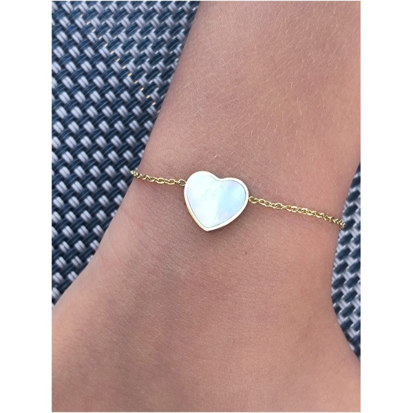 Bracelet "Coeur de nacre"