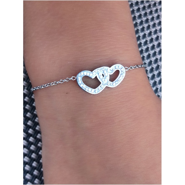 Bracelet "2 Coeur"
