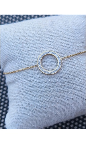 Bracelet "Cercle de diamant"