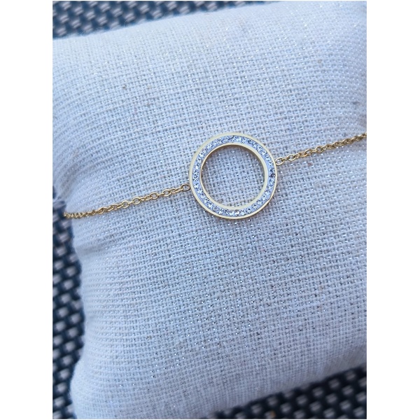 Bracelet "Cercle de diamant"