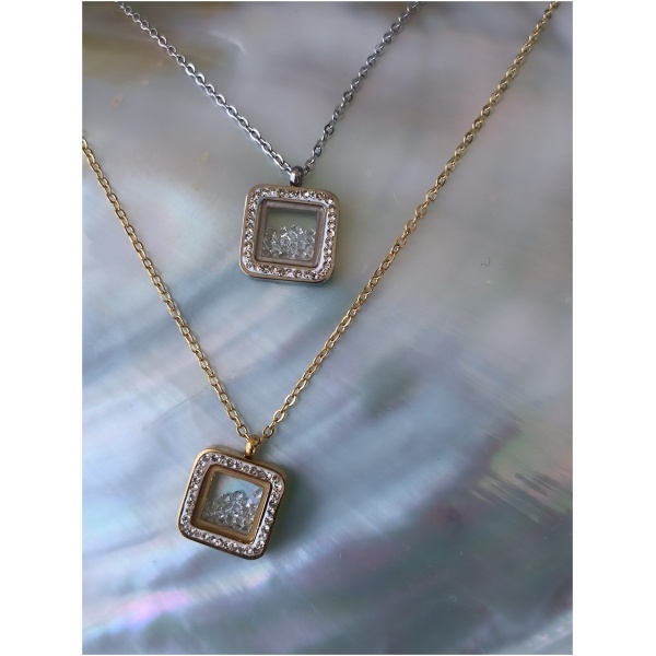 Collier "Cube de diamant"