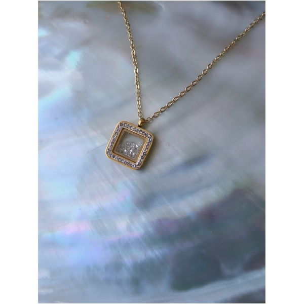 Collier "Cube de diamant"