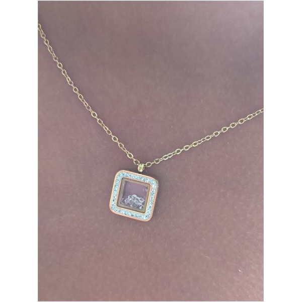 Collier "Cube de diamant"