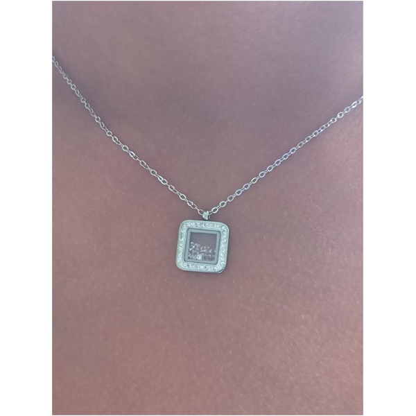 Collier "Cube de diamant"