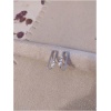 Boucle d'oreille cylindre perle
