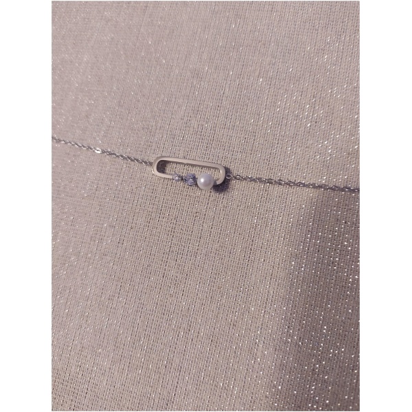 Bracelet cylindre perle