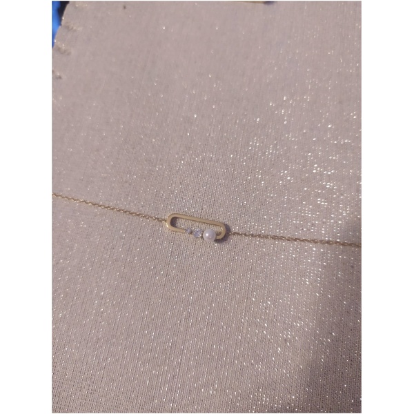Bracelet cylindre perle
