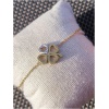 Bracelet trefle une petale diam's