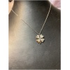 collier trèfle trait petit diam's