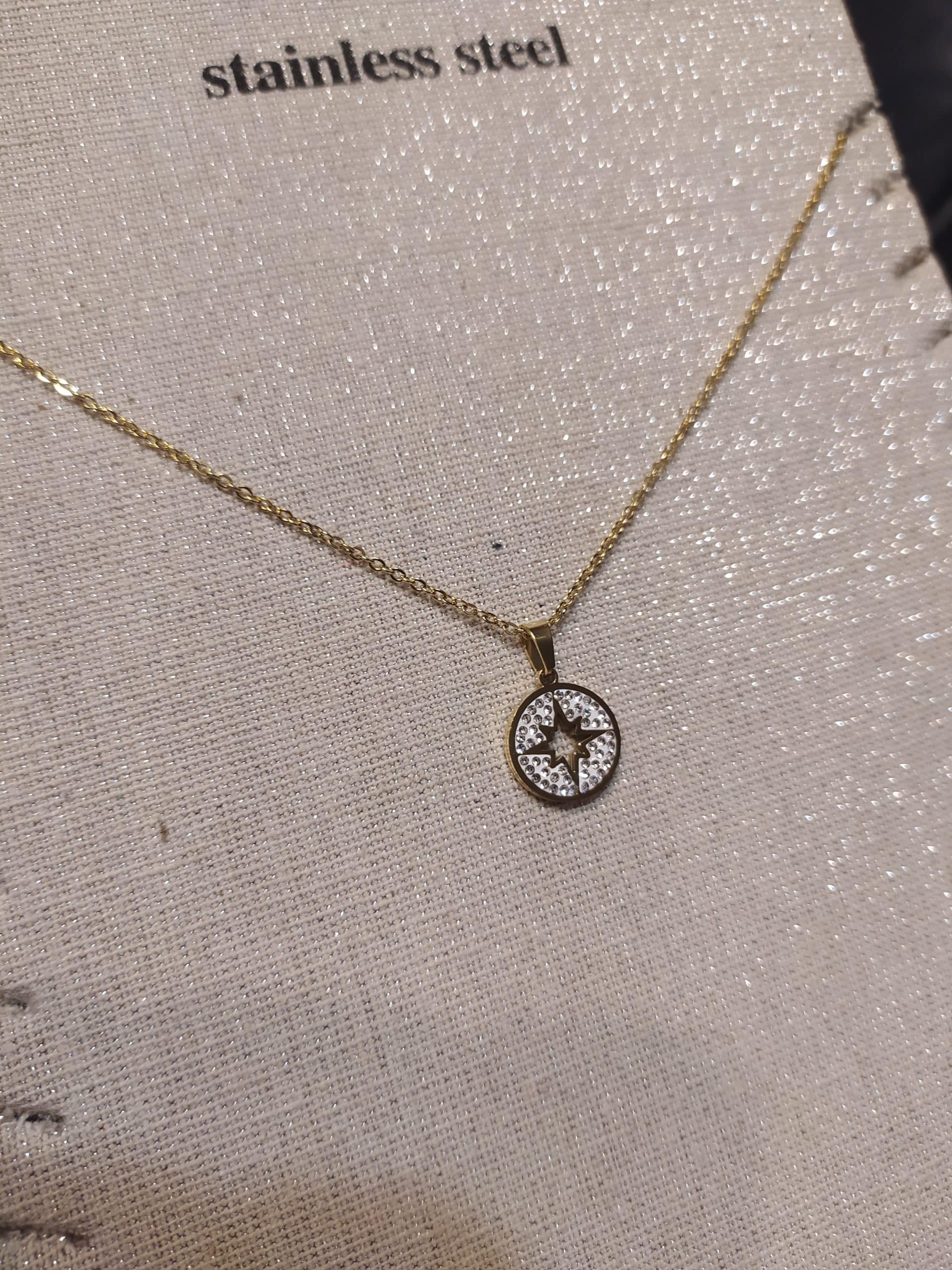 Collier medaille etoile Collier medaille etoile