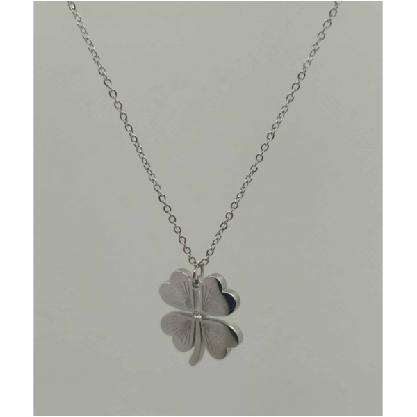 Collier trèfle trait petit diam's