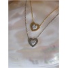 Collier petit coeur diam's