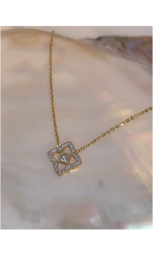 Collier losange diam's
