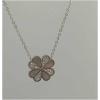collier trèfle nacré diams