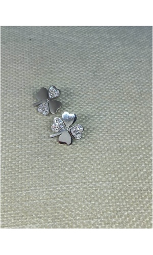Boucle d'oreille "Trèfle"