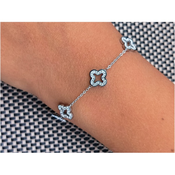 Bracelet multi trèfle
