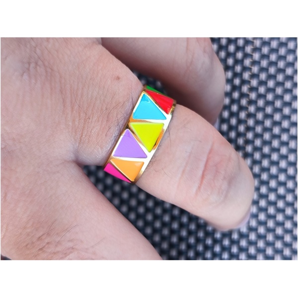 Bague triangle
