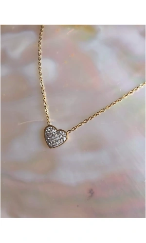 Collier ptit coeur diam's