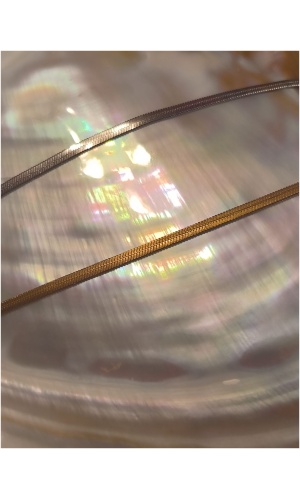 Bracelet chaine plate
