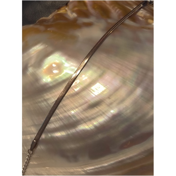 Bracelet chaine plate