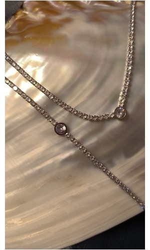 Parure strass