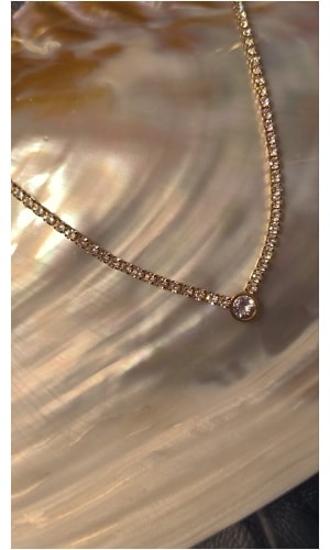 Collier strass