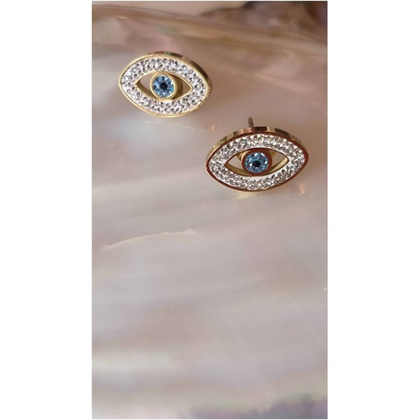 Boucle d'oreille oeil