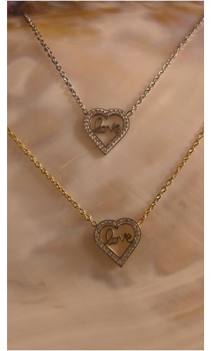 Collier coeur love