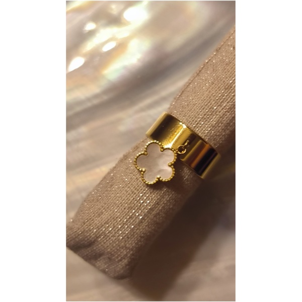 Bague breloque fleur