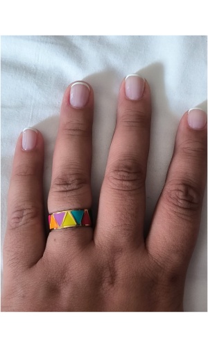 Bague triangle