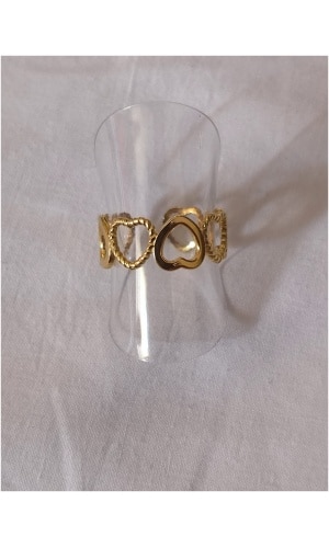 Bague multi coeur